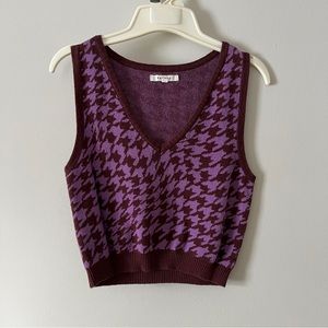 Purple Sweater Vest